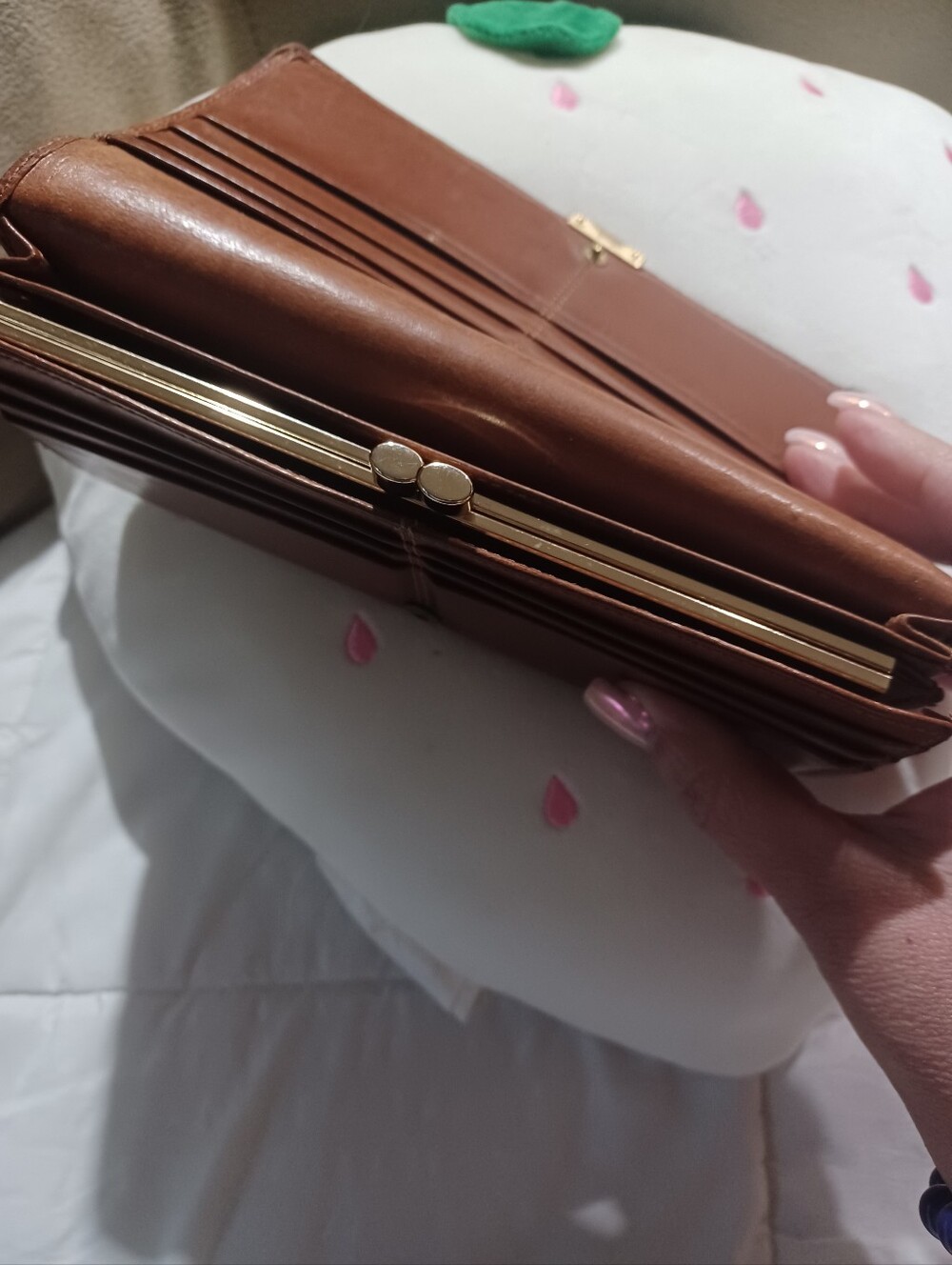 Vtg Coach Lexington Leather Long Continental Wallet with Gold Plaque - Picture 9 of 12